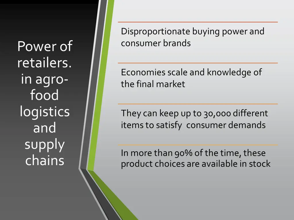 disproportionate buying power and consumer brands