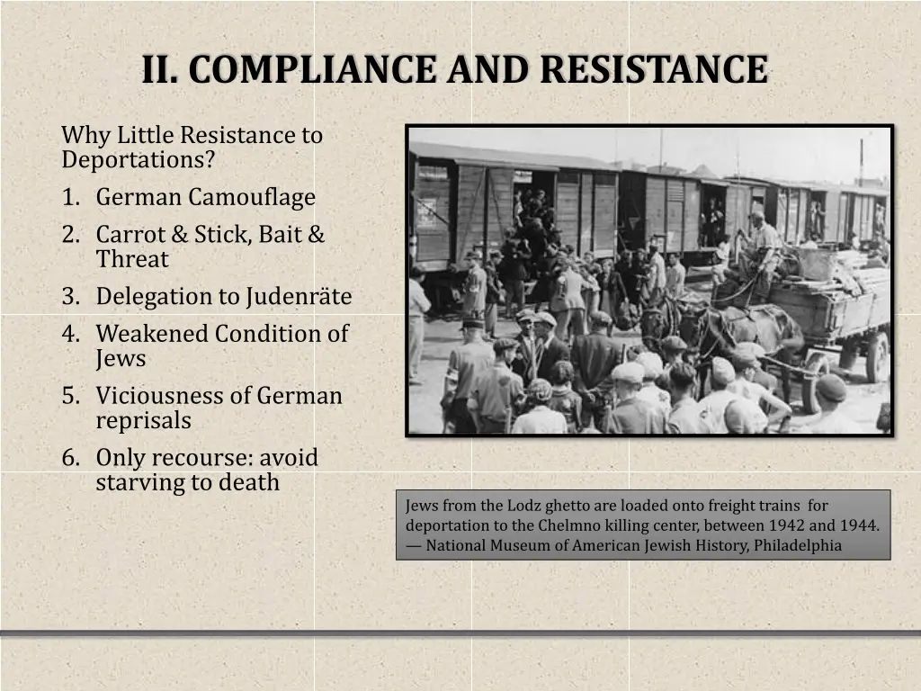 ii compliance and resistance 3