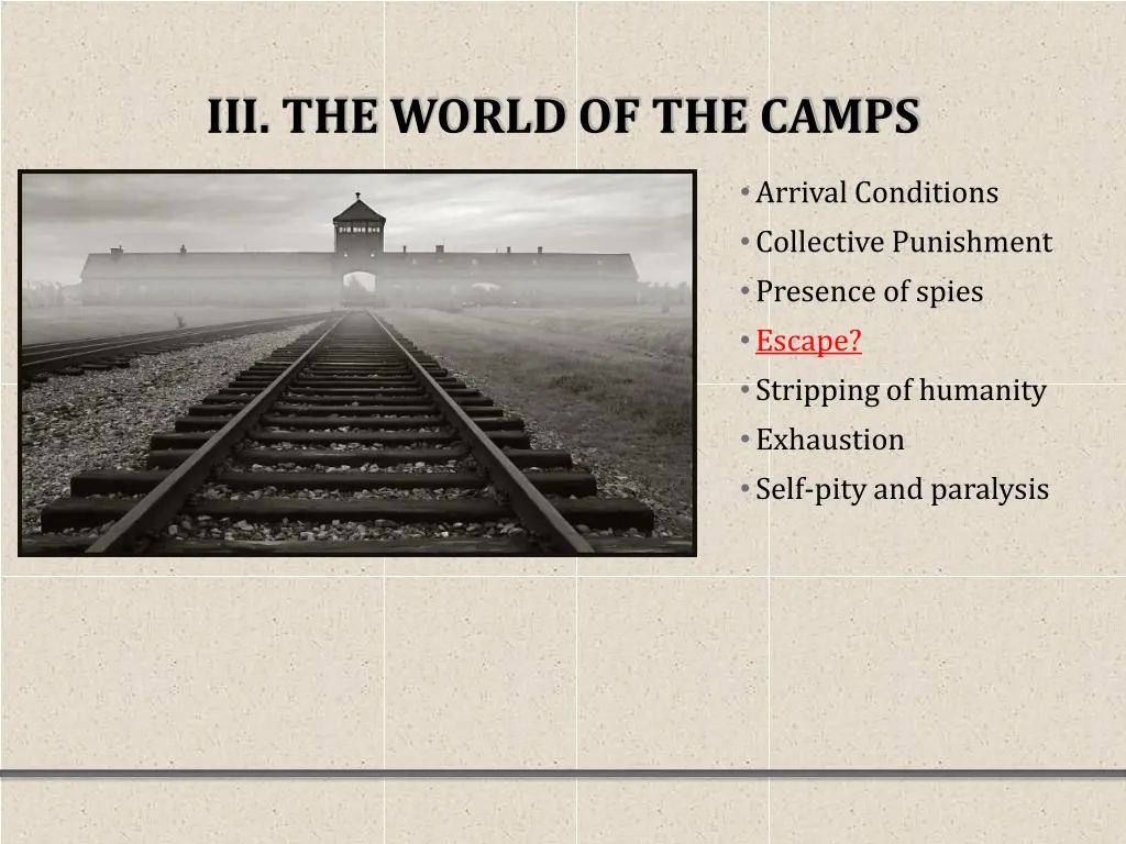 iii the world of the camps