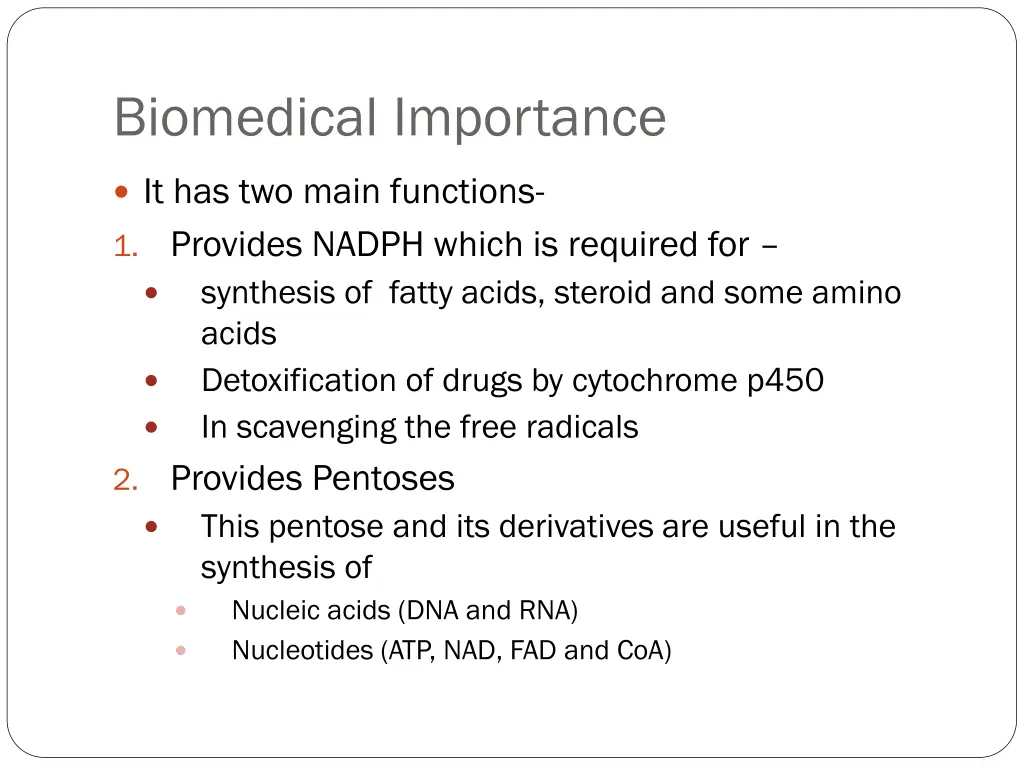 biomedical importance