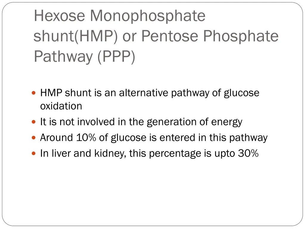 hexose monophosphate shunt hmp or pentose