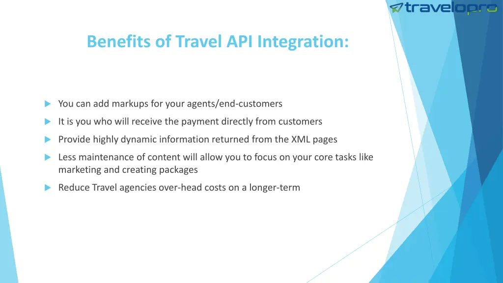 benefits of travel api integration