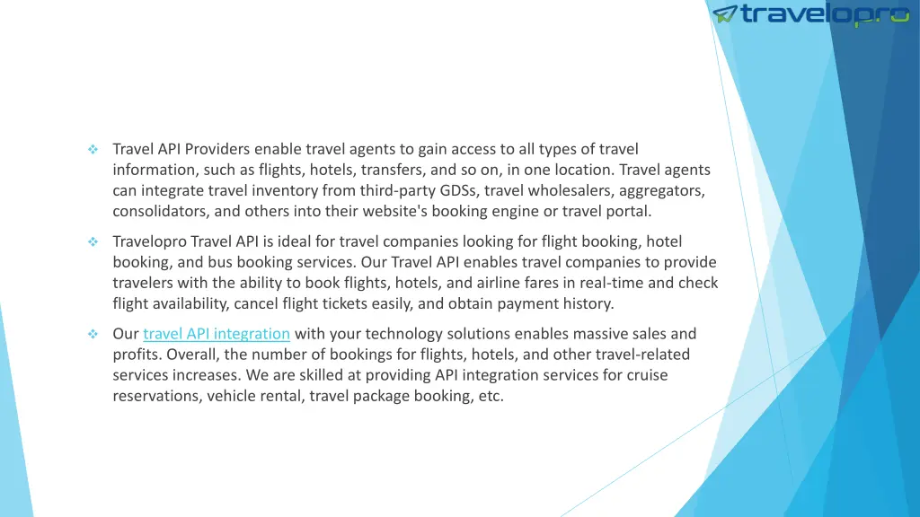 travel api providers enable travel agents to gain