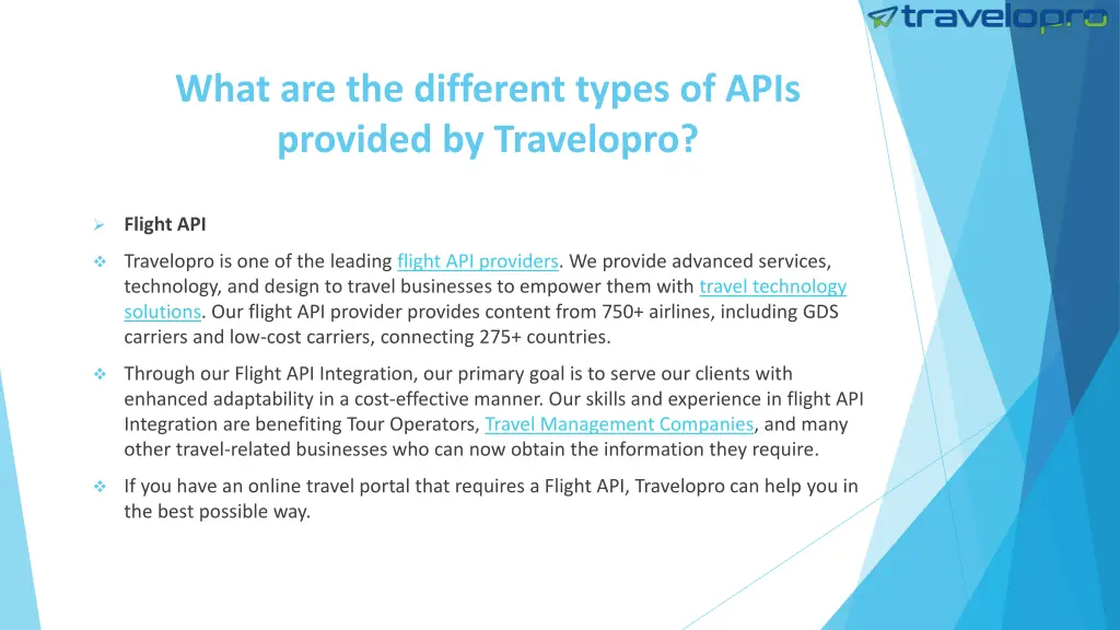 what are the different types of apis provided