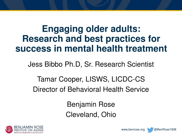 engaging older adults research and best practices