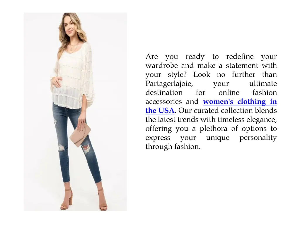 are you ready to redefine your wardrobe and make
