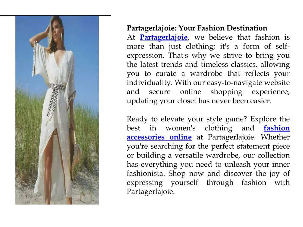 partagerlajoie your fashion destination