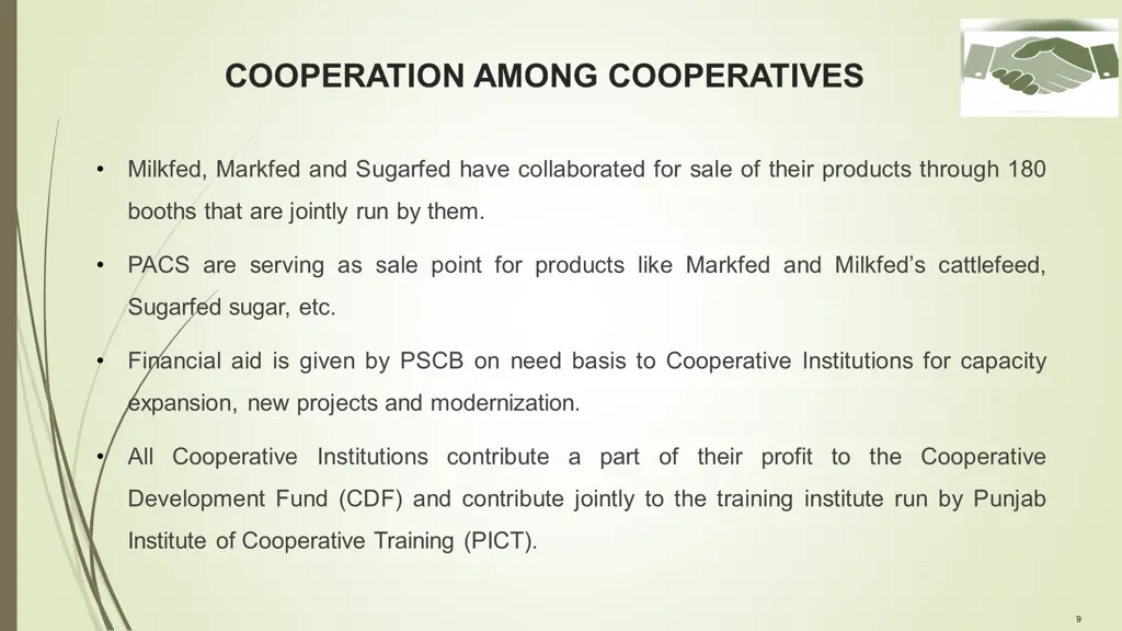 cooperation among cooperatives