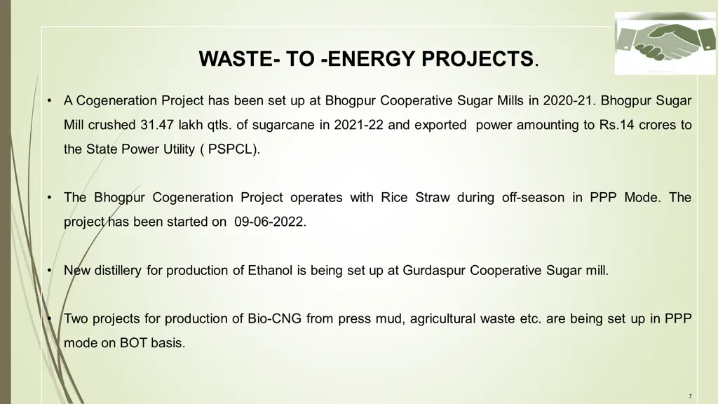 waste to energy projects