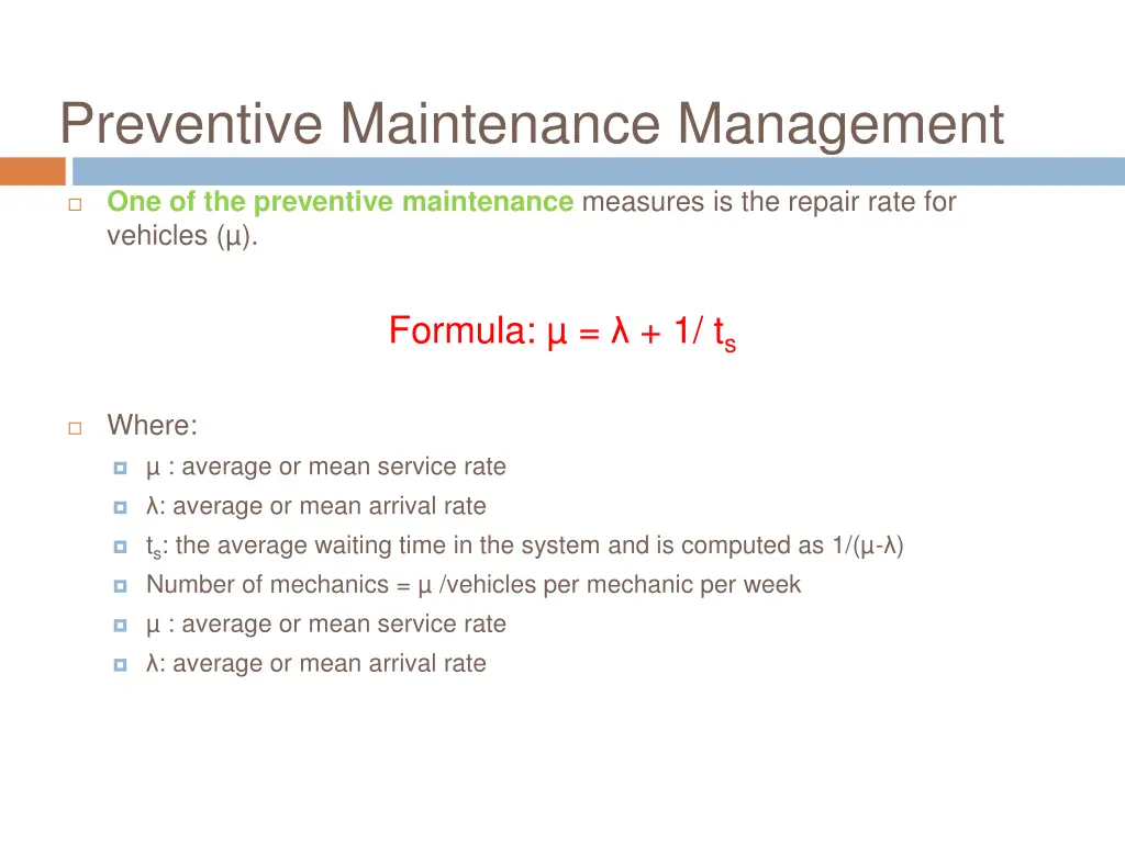 preventive maintenance management 1