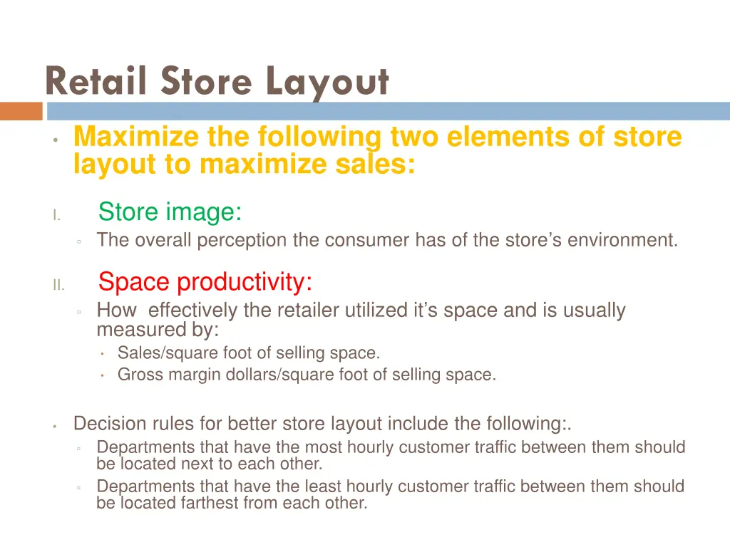 retail store layout