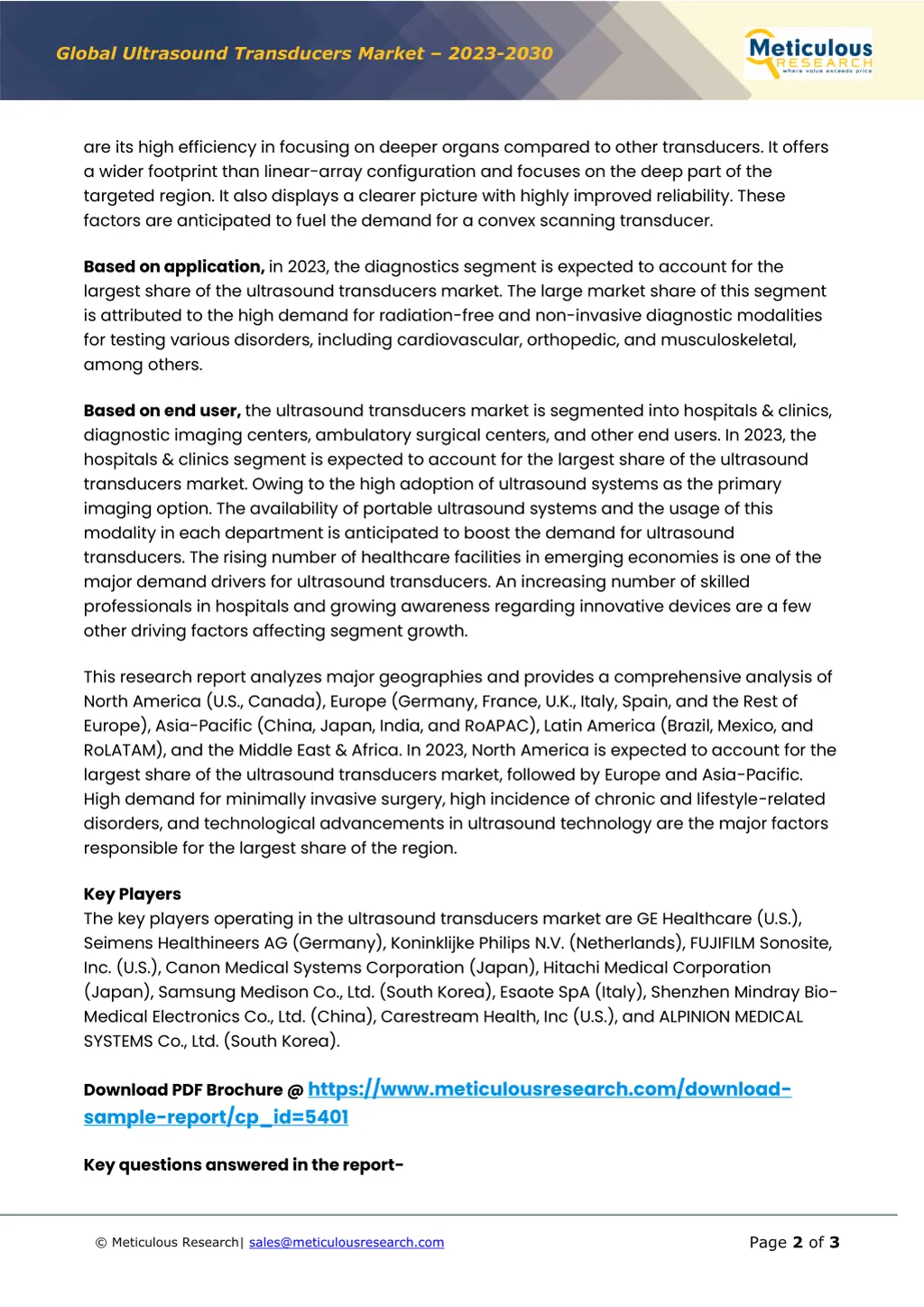 global ultrasound transducers market 2023 2030 1