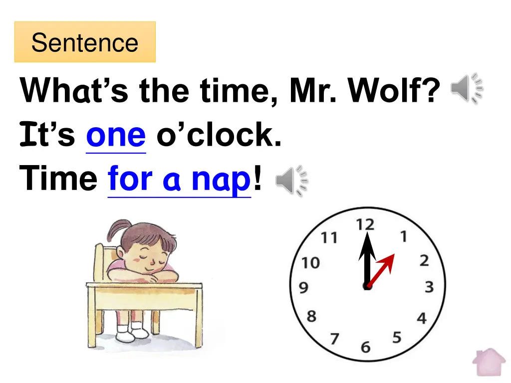 sentence wh a t s the time mr wolf 1