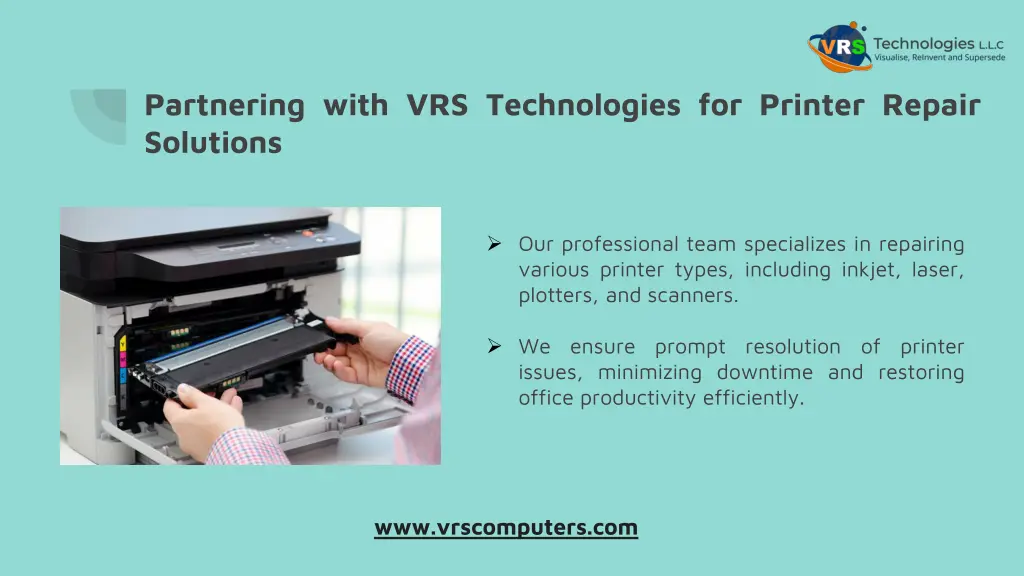 partnering with vrs technologies for printer