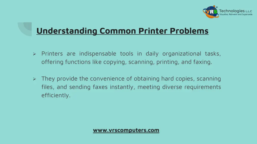 understanding common printer problems