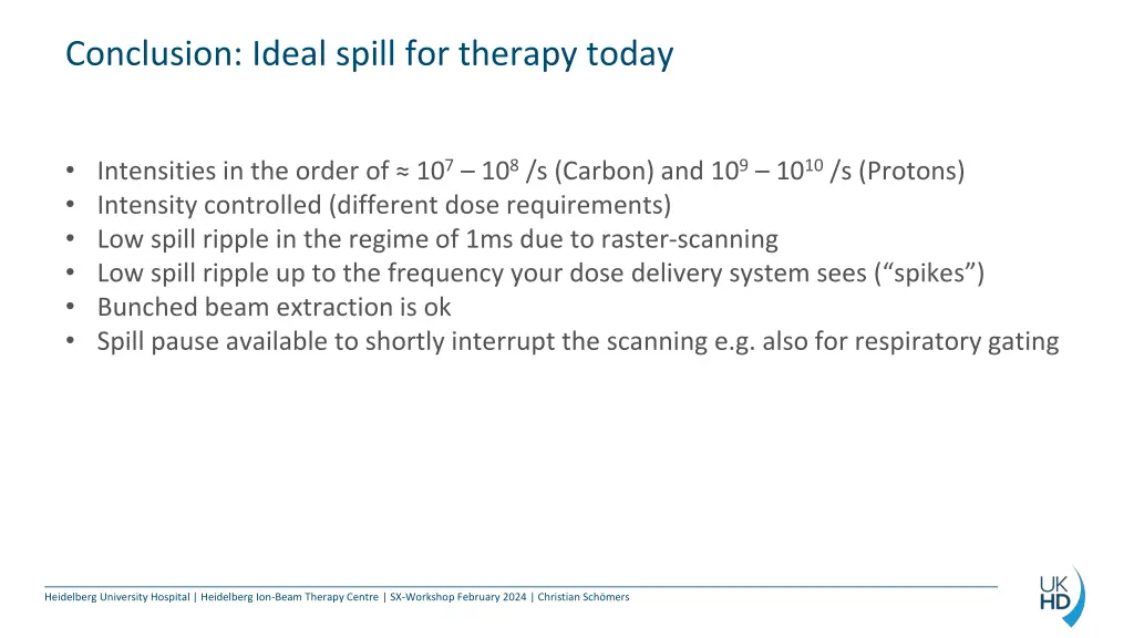 conclusion ideal spill for therapy today