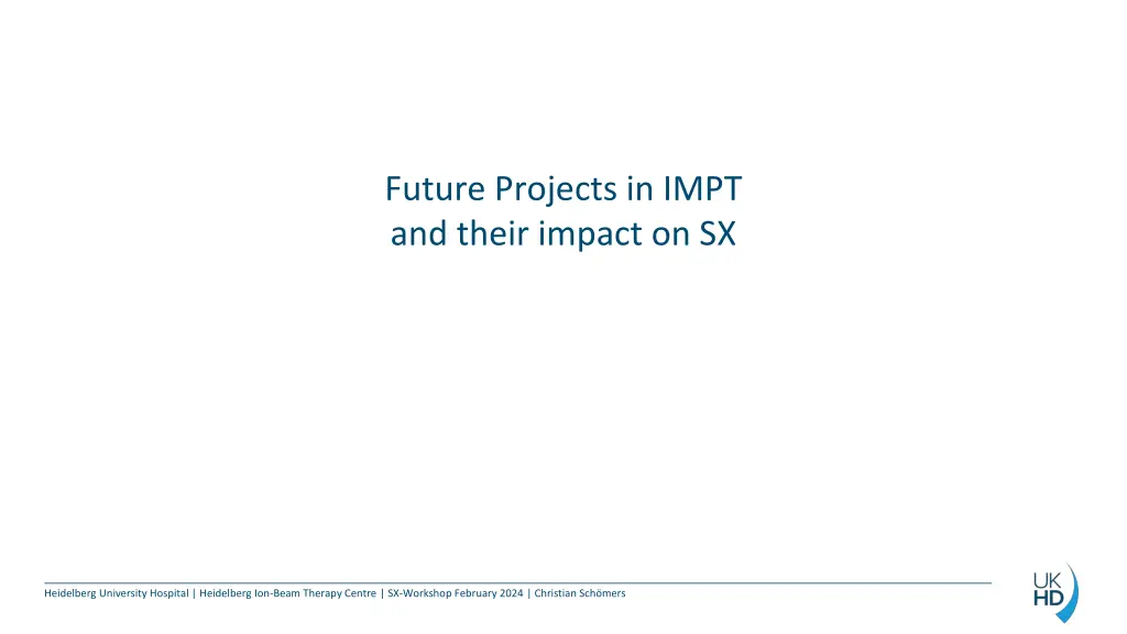 future projects in impt and their impact on sx