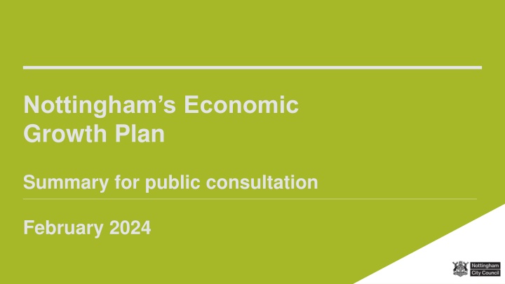 nottingham s economic growth plan