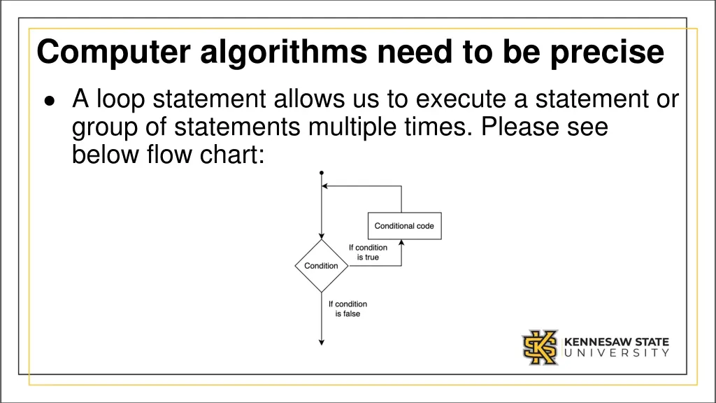 computer algorithms need to be precise