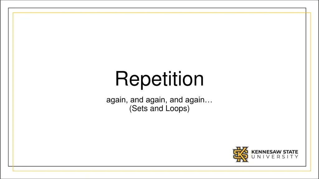 repetition