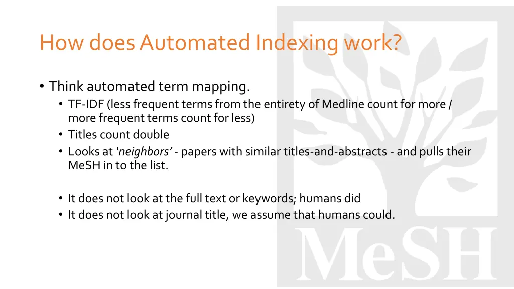 how does automated indexing work