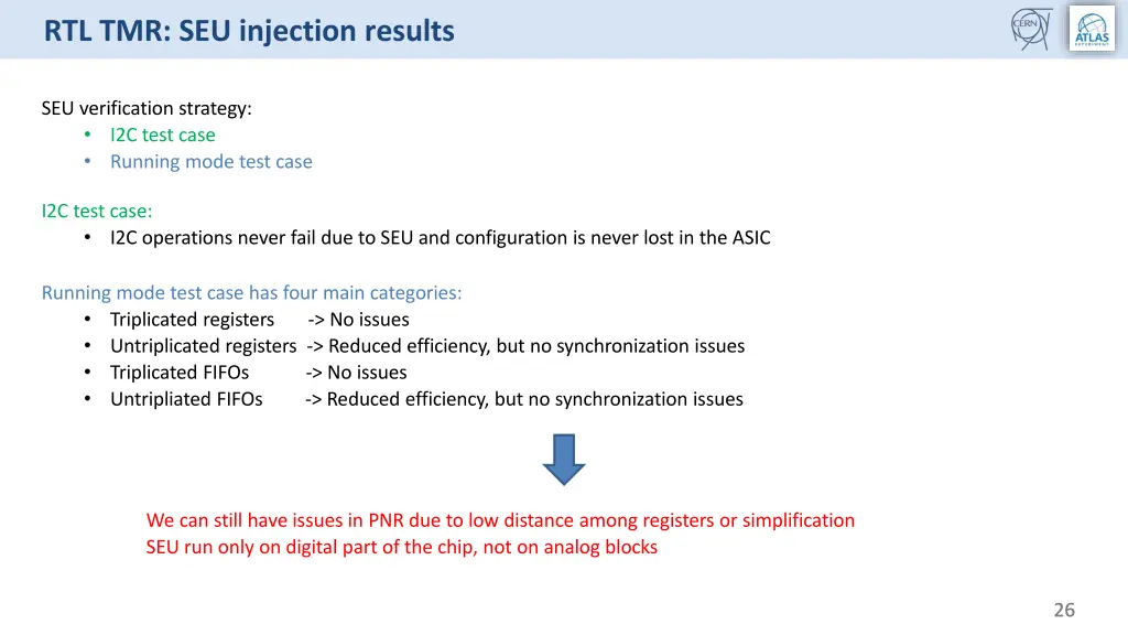 rtl tmr seu injection results