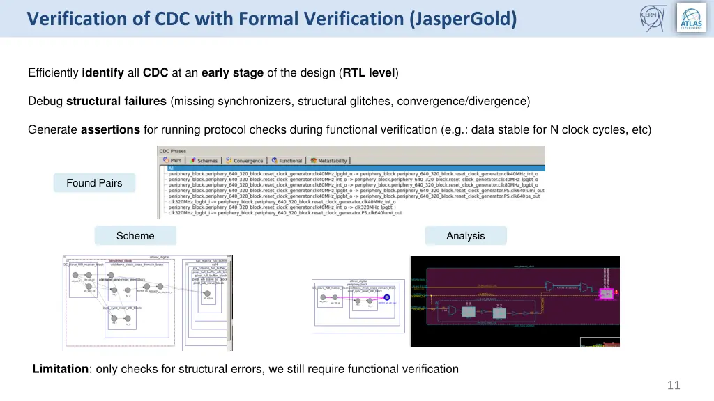 verification of cdc with formal verification