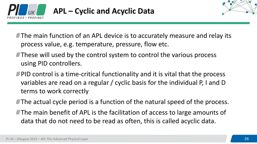 apl cyclic and acyclic data