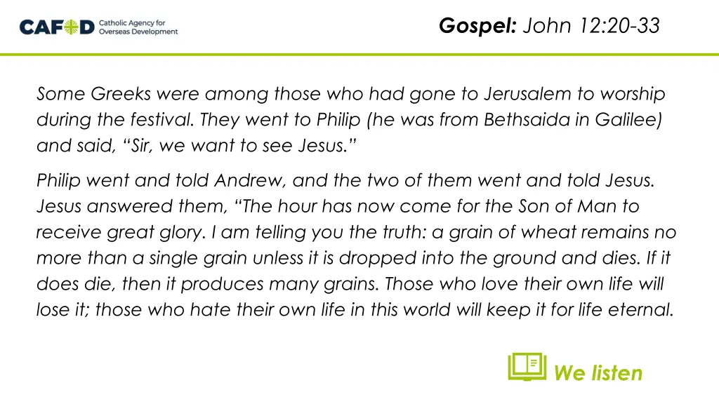 gospel john 12 20 33