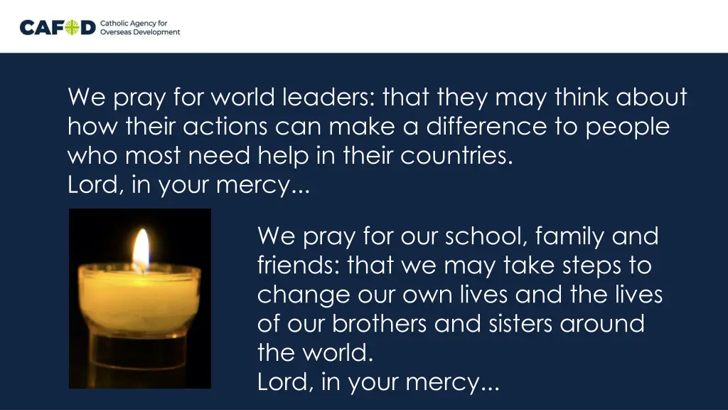 we pray for world leaders that they may think