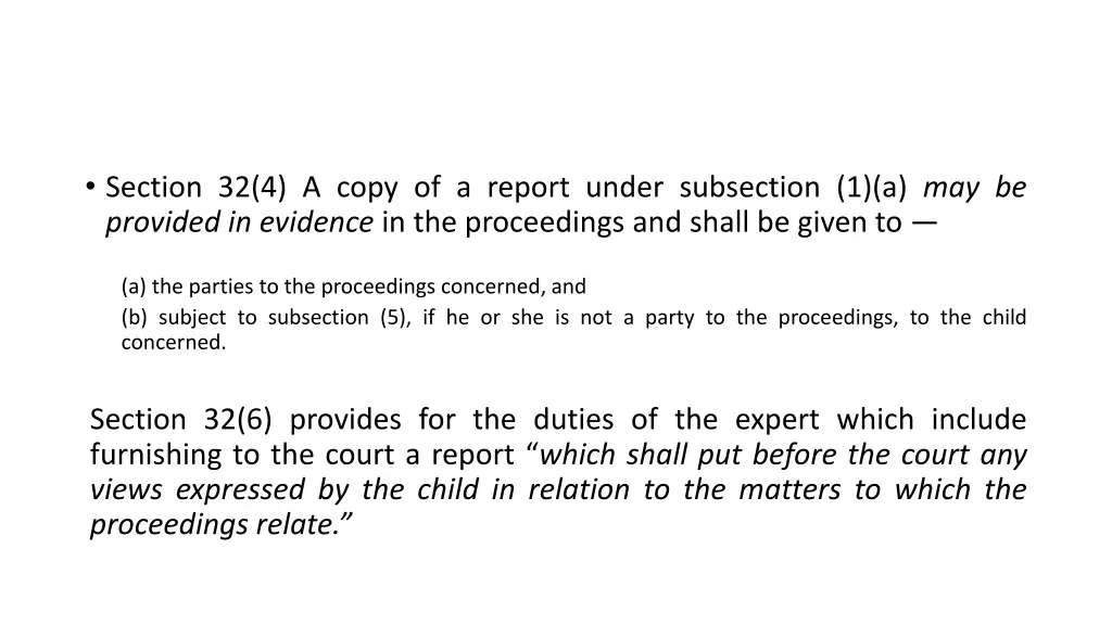 section 32 4 a copy of a report under subsection