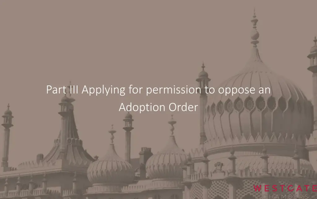 part iii applying for permission to oppose