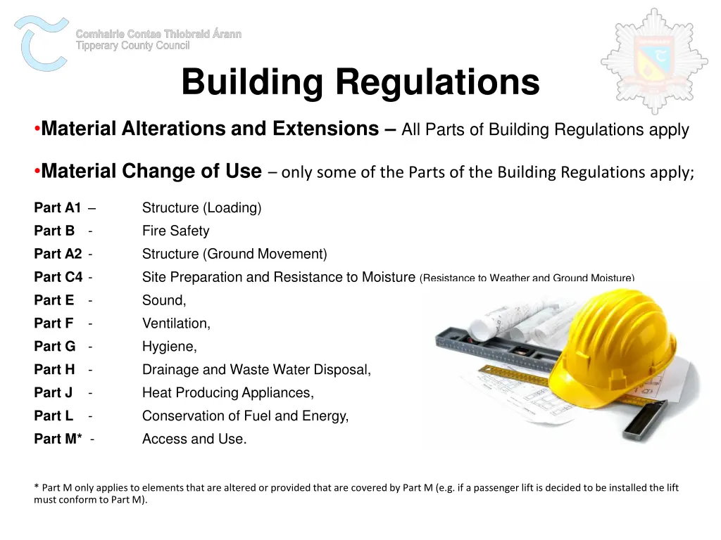 building regulations 1