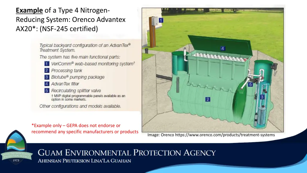 example of a type 4 nitrogen reducing system