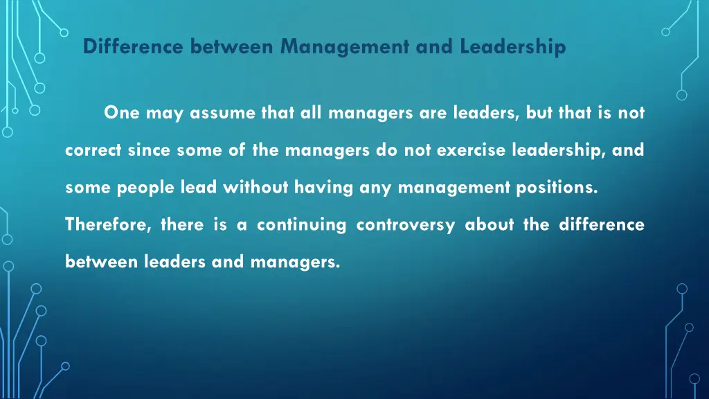 difference between management and leadership 1