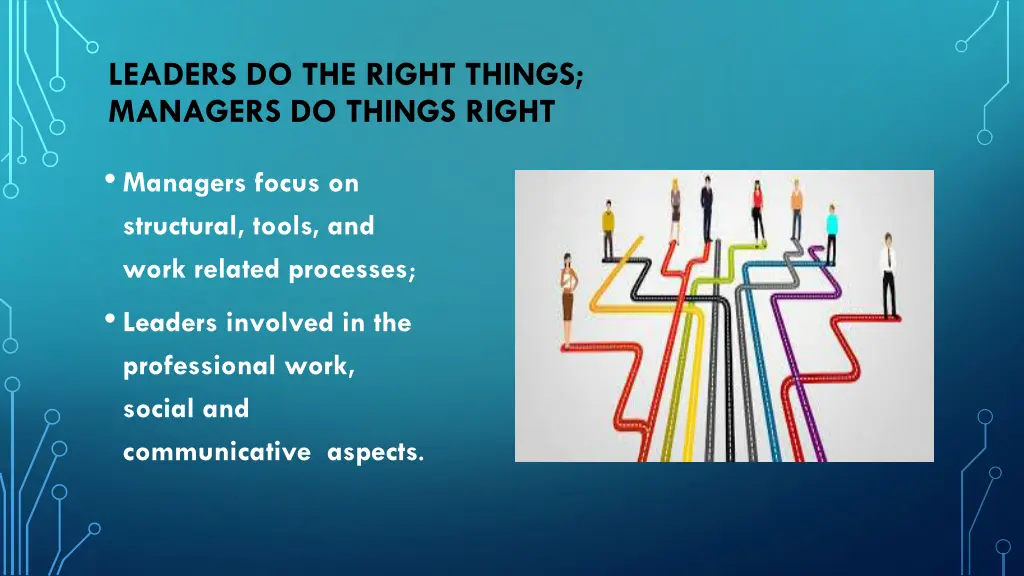 leaders do the right things managers do things 1