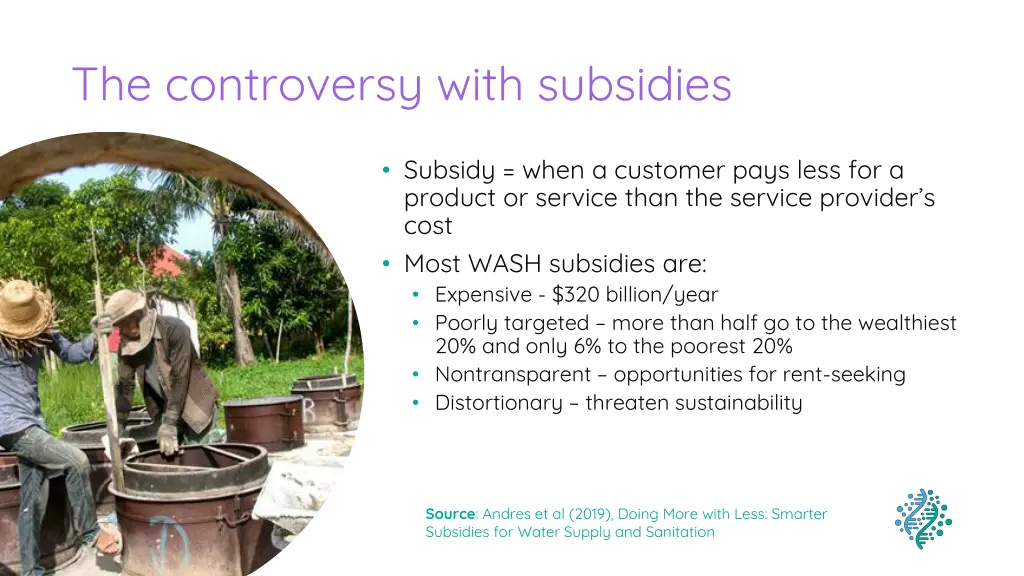 the controversy with subsidies