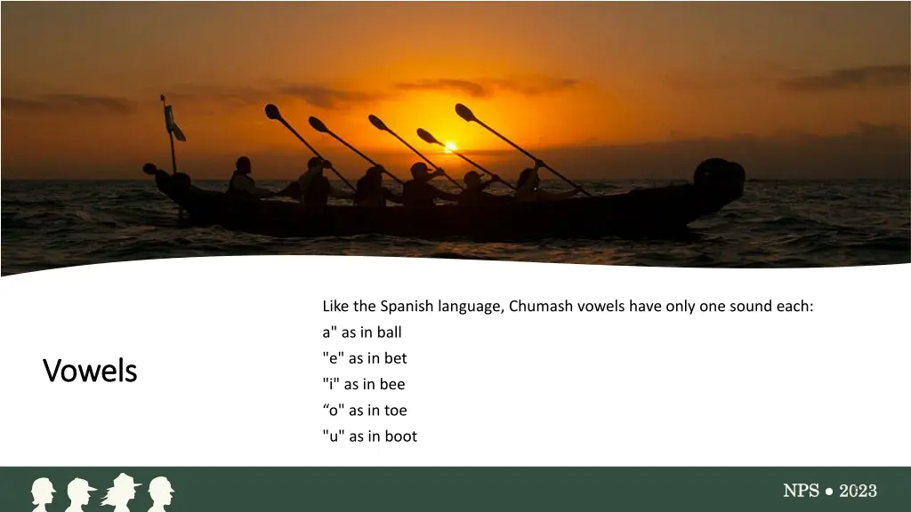 like the spanish language chumash vowels have