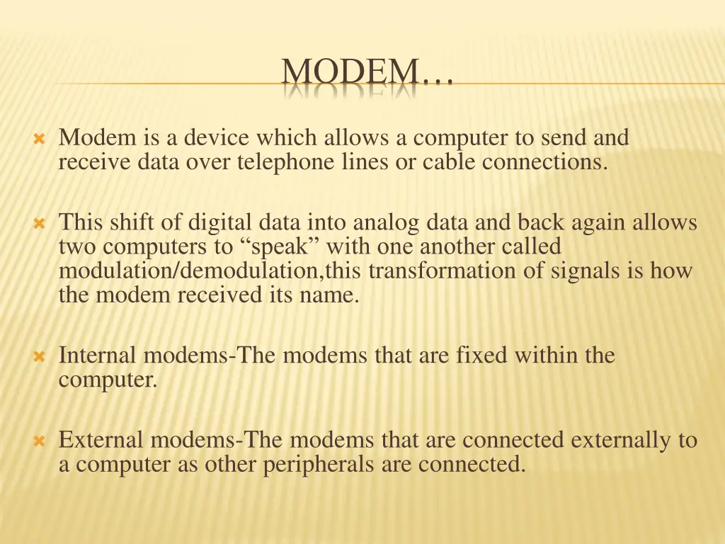 modem