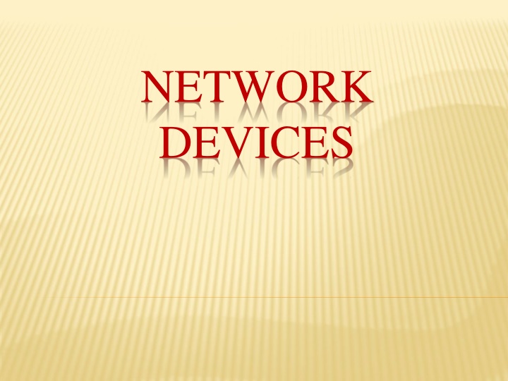 network devices