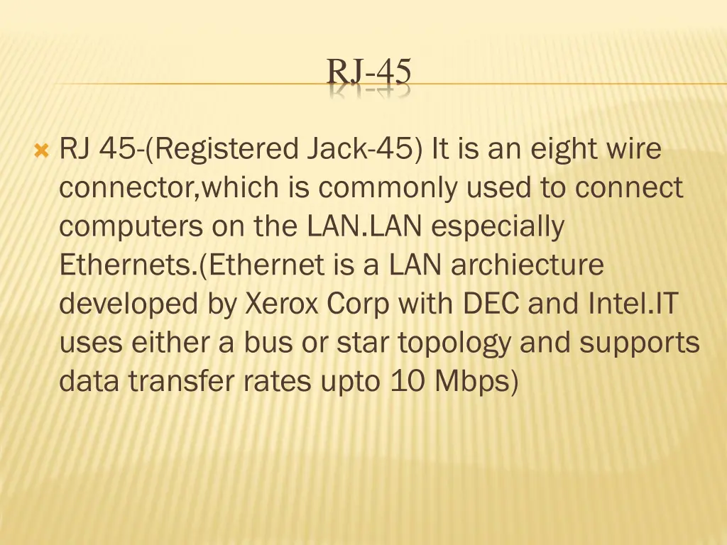 rj 45