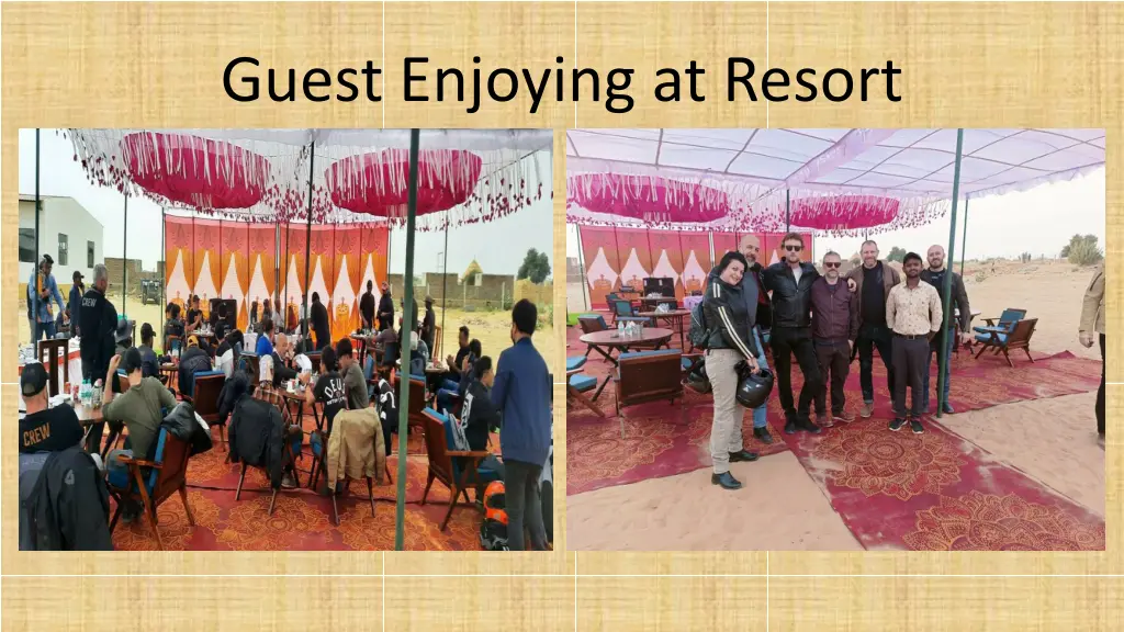 guest enjoying at resort