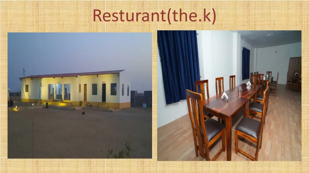 resturant the k