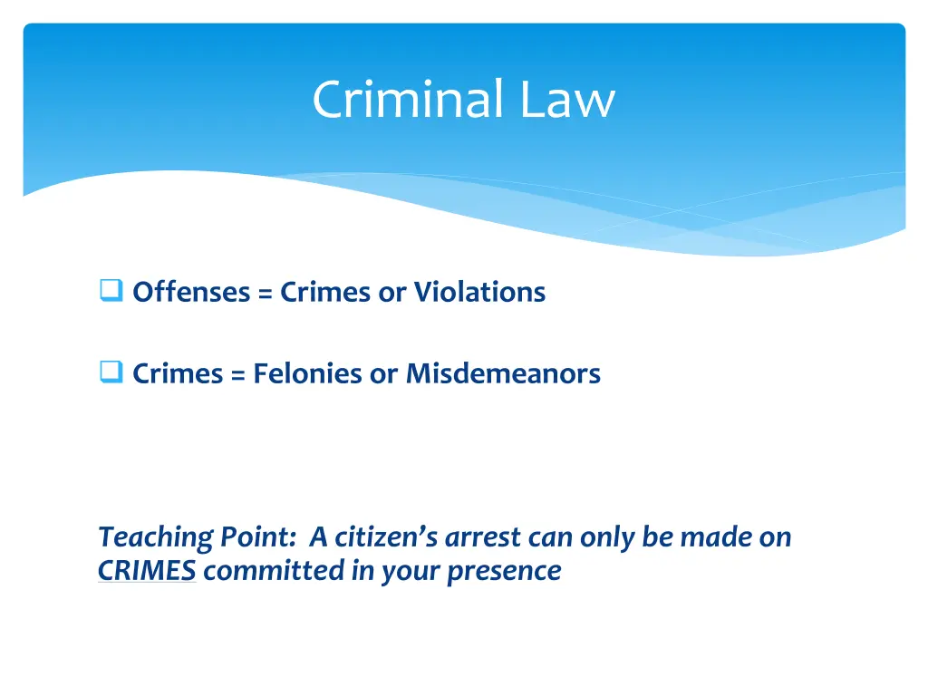 criminal law 1