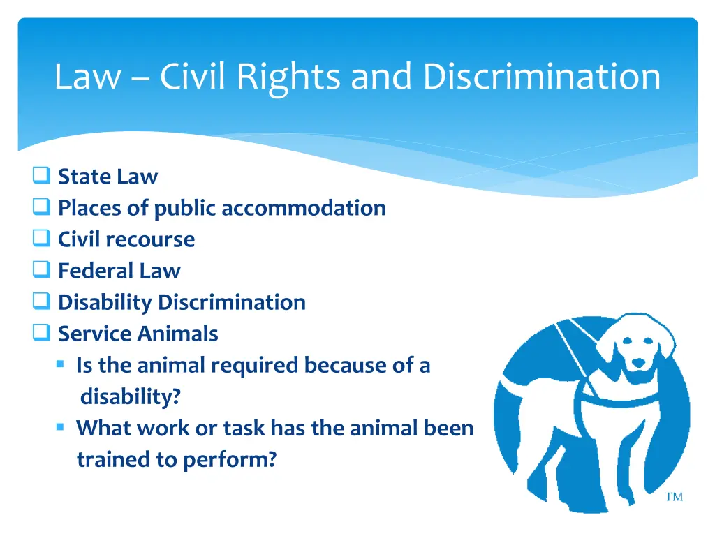 law civil rights and discrimination