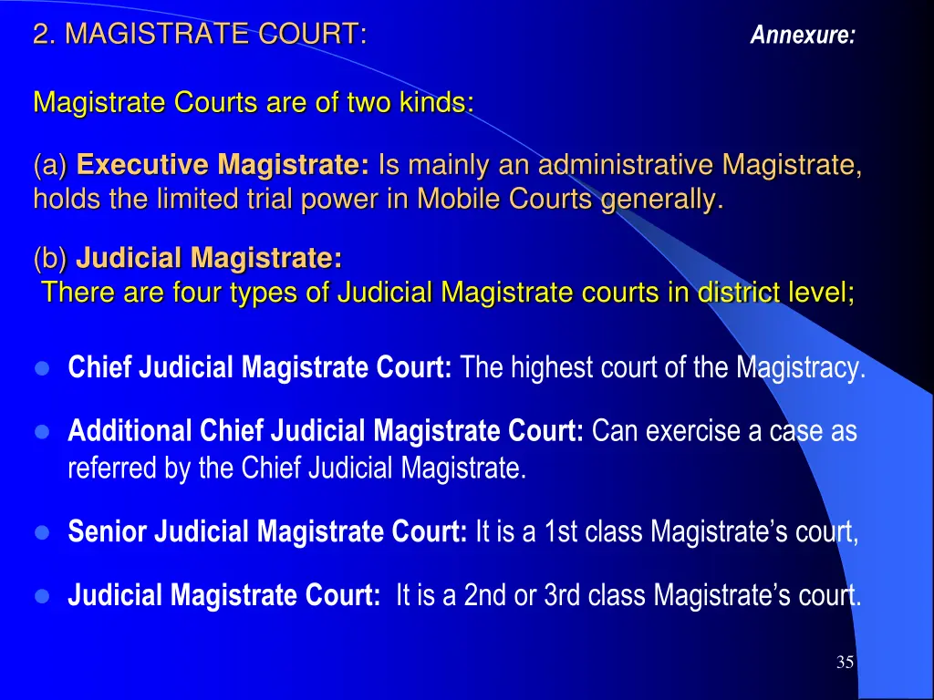 2 magistrate court