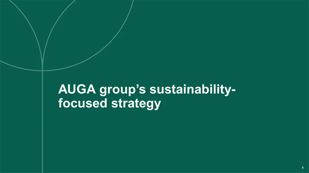 auga group s sustainability focused strategy