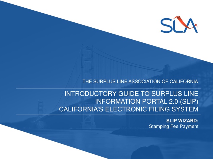 the surplus line association of california