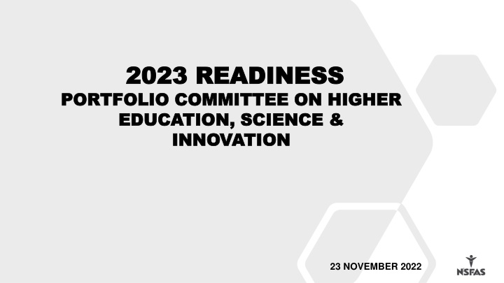 2023 2023 readiness readiness portfolio committee