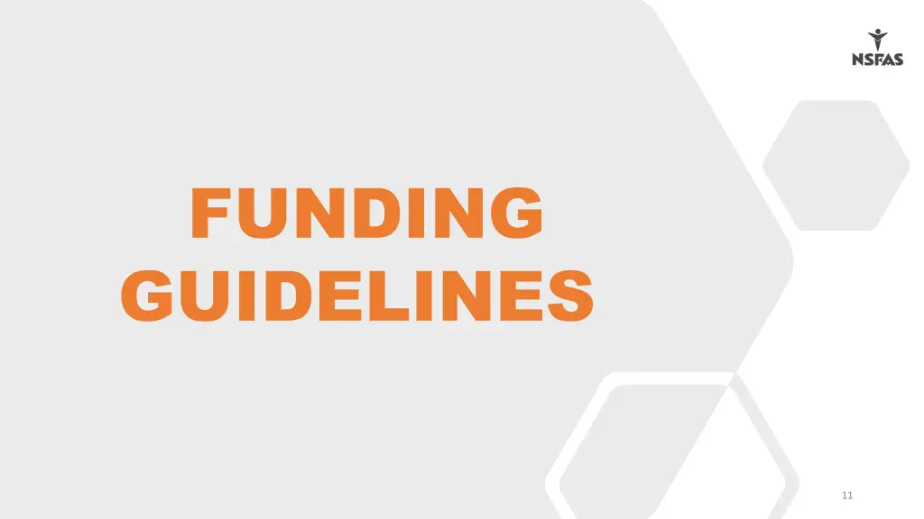 funding guidelines